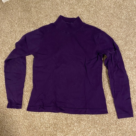 talbots mock turtleneck